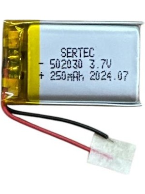 Noip 502030 3.7V 250 Mah Lipolymer Pil DEVRELI/1.5A (925)