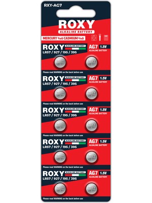 Noip Ag7 LR57/LR927/195/395 44 Mah Alkalin Düğme Pil 10 Lu Paket (925)