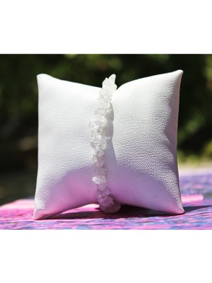 UltraMint Doğal Kristal Kuvars Taşı Halhal ve Bileklik, Enerji Dolu Takı