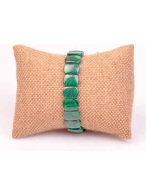 UltraMint Doğal Malakit Taşı Bileklik, Şık ve Renkli Takı Seçeneği