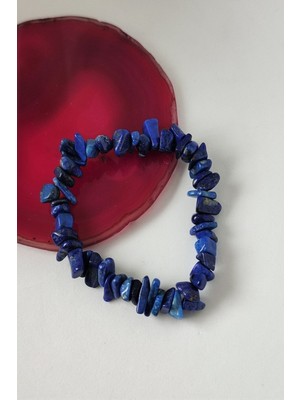 UltraMint Doğal Lapis Lazuli Kırıktaş Bileklik, Şık ve Enerji Dolu Takı