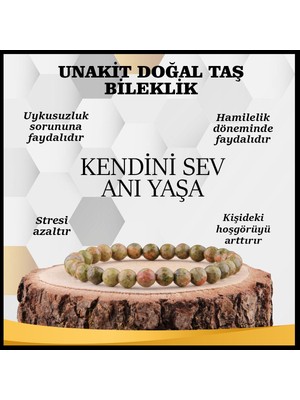 UltraMint Doğal Taş Bileklik 6mm, Şık ve Enerji Dolu Takı, Sağlık ve Şıklık Bileşimi