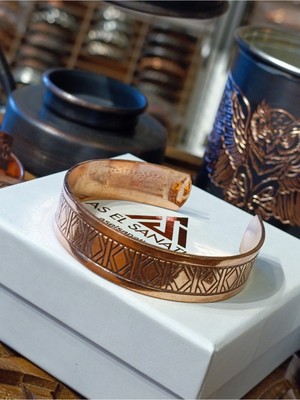 UltraMint El Yapımı %100 Saf Bakır Bileklik, Şık ve Rahat Bileklik Tasarımı