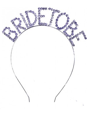 Kristal Taşlı Gümüş Renk Bride To Be Gelin Tacı