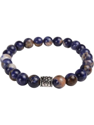 UltraMint Doğal Sodalit Taşı Bileklik, Şık ve Enerji Dolu Takı