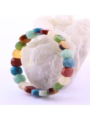 UltraMint Sertifikalı Başak Burcu Roller Bileklik, Doğal Taşlar ve Şıklık