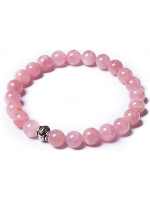 UltraMint Pembe Kuvars Taşı Enerji Sarmal Bileklik, Şıklık ve Pozitiflik Için
