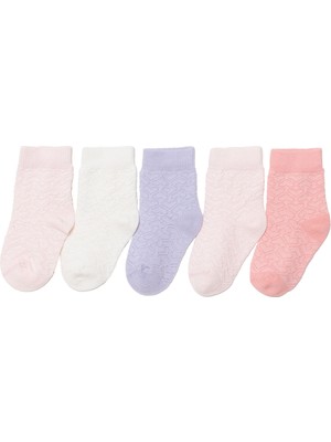 Hellobaby Hellobaby Kız Bebek 5'li Soket Çorap