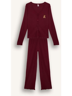 DeFacto Pijama Takımı Uzun Kollu Üst Alt G0222AX26SP