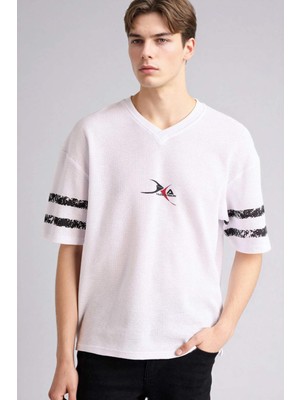 DeFacto %100 Pamuk Loose Fit Tişört F8669AX26SP