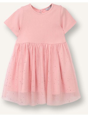 DeFacto Simli Fitilli Kaşkorse Tütülü Elbise Kız Bebek G9904A526SP