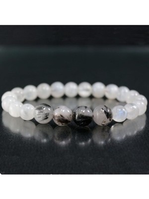 UltraMint Doğal Aytaşı Rutil Kuvars Bileklik, Şık ve Enerji Dolu Takı