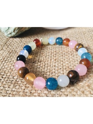 UltraMint 7 Çakra Bileklik, Enerji Dengeleyici ve Şifa Taşı Süsleme