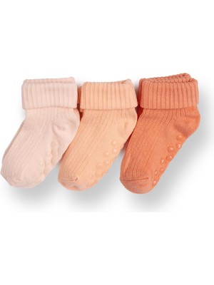 Hellobaby Hellobaby Kız Bebek 3lü Kıvrık Çorap