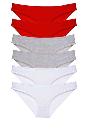 Miray Life 6 Adet Süper Eko Set Likralı Kadın Slip Külot 548