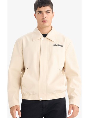 DeFacto Oversize Polo Yaka Su Geçirmez Mont F8470AX26SP