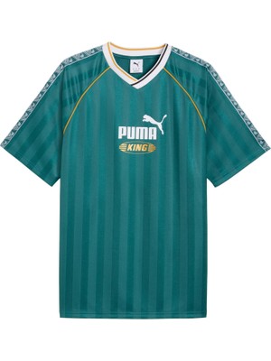 P632563 Puma Kıng Relaxed Football Jersey T-Shirt Siyah
