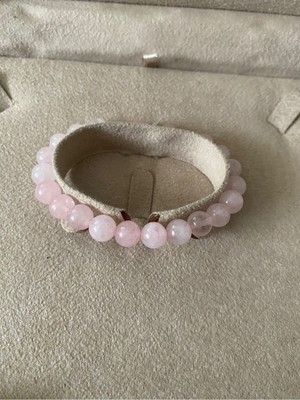 UltraMint Pembe Kuvars Taşı Bileklik, Doğal ve Şık Takı Seçeneği