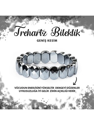 UltraMint Doğal Taş Geniş Kesim Bileklik, Sertifikalı ve Şık Tasarım