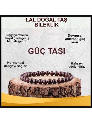 UltraMint Doğal Taş Bileklik, Sertifikalı, 6mm, Şık ve Zarif Takı