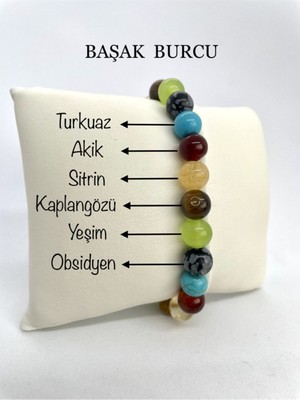UltraMint Başak Burcu Doğaltaş Bileklik, Şıklık ve Enerji Katacak Takı