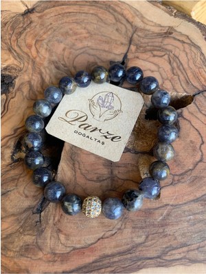 UltraMint Doğal Safir Taşlı Bileklik, Şık ve Zarif Takı Aksesuarı