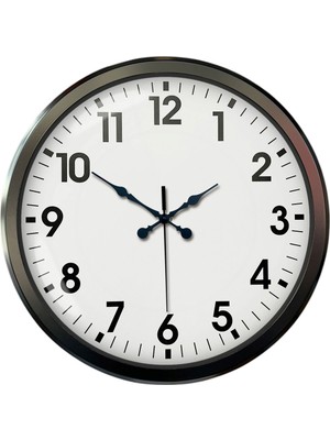 ForWhat Büro Ev Ofis Hediyesi Için 52CM Siyah Modern Duvar Saati