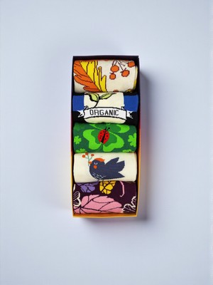 G Socks 5'li Cute Motifli Hediyelik Renkli Çorap Seti