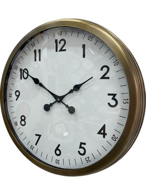 ForWhat Büro Ev Ofis Hediyesi Için 60CM  Vintage Motif Duvar Saati