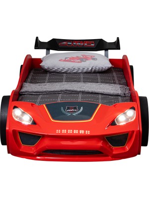 Setay Arabalı Yatak, Vento Rüzgarlıklı Arabalı Yatak - Kırmızı