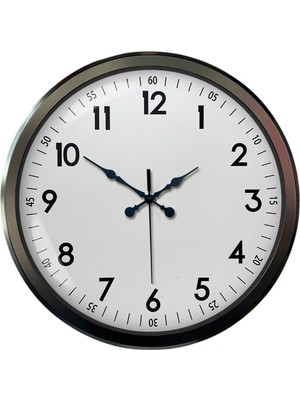 ForWhat Büro Ev Ofis Hediyesi Için 52CM Siyah Modern Tasarım Duvar Saati