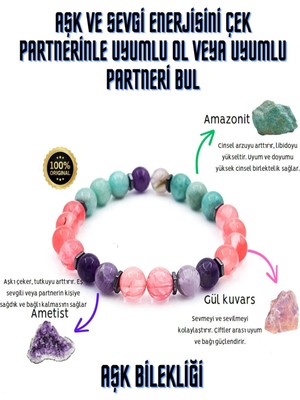 UltraMint Doğal Taşlı Tılsım Bileklik, Şıklığa Zarif Dokunuş