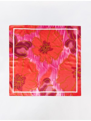 Jimmy Key Karışık Çiçek Desenli Dokuma Eşarp