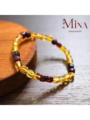 UltraMint Doğal Kehribar Yetişkin Bileklik, Sertifikalı ve Şık Tasarım