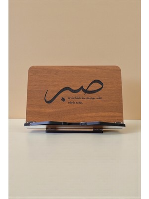 Ahşap Masaüstü Kitap ve Tablet Tutucu Rahle, Konforlu Okuma Desteği