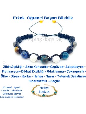 UltraMint Erkek Öğrenci Motivasyon Bilekliği, Başarı ve Kendine Güven Hediği