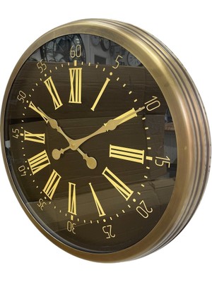 ForWhat Büro Ev Ofis Hediyesi Için 60CM  Retro Motif Duvar Saati