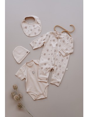 Oh la la Koala For Little Ones Bej Sincap Serisi 4lü Yenidoğan Set