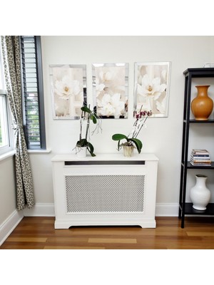 Bemonte Home Safir Petek Kaplama, [100  cm ] Petek Kapama, Kalorifer Kaplaması, Petek Önü Dresuar, Peteklik