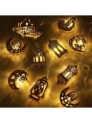 Marsilyan Ramazan Temalı  Figürlü Dekoratif LED Işık 2 Metre