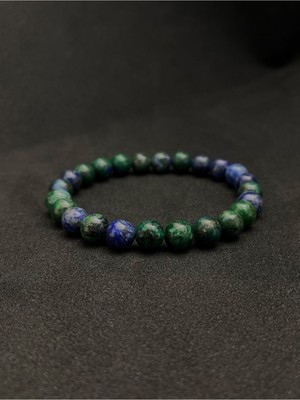 UltraMint Doğal Ametist Taşlı Unisex Şık El Yapımı Bileklik