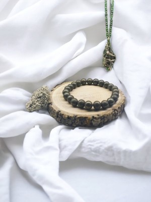 UltraMint Doğal Pirit Taşı Seti, Sertifikalı Enerji ve Şifa Taşı, Özel Tasarım