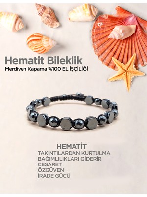 UltraMint Şık Hematit Bileklik, Modern ve Zarif Takı, Sağlıklı ve Enerjik Hissiniz