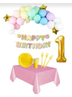 Parti Seti Makaron Renkler