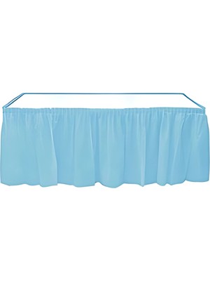 Plastik Masa Eteği Mavi – 1 Adet