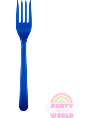 25 Li Renkli Plastik Kaliteli Çatal Parti ve Davetler Için Şık Seçim!