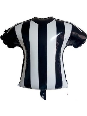 Takım Temalı Forma Şeklinde Folyo Balonlar Sarı-Kırmızı, Siyah-Beyaz, Sarı-Lacivert