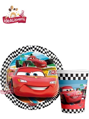 Araba Temalı Doğum Günü Parti Süsü Malzemeleri