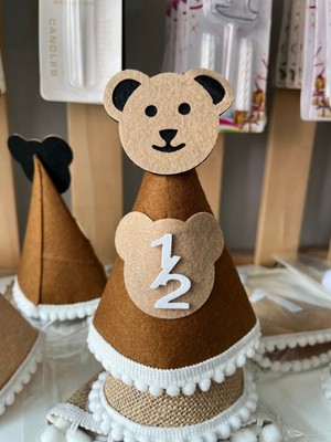 Yarımyaş 1/2 Şapka 1/2 Doğum Günü Şapkası Hası 1/2