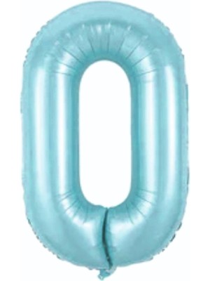 Folyo Balon Rakam Helyum Uyumlu 76 cm Mavi Renk